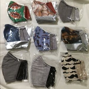 Men’s Reversible Face Mask w/nose wire